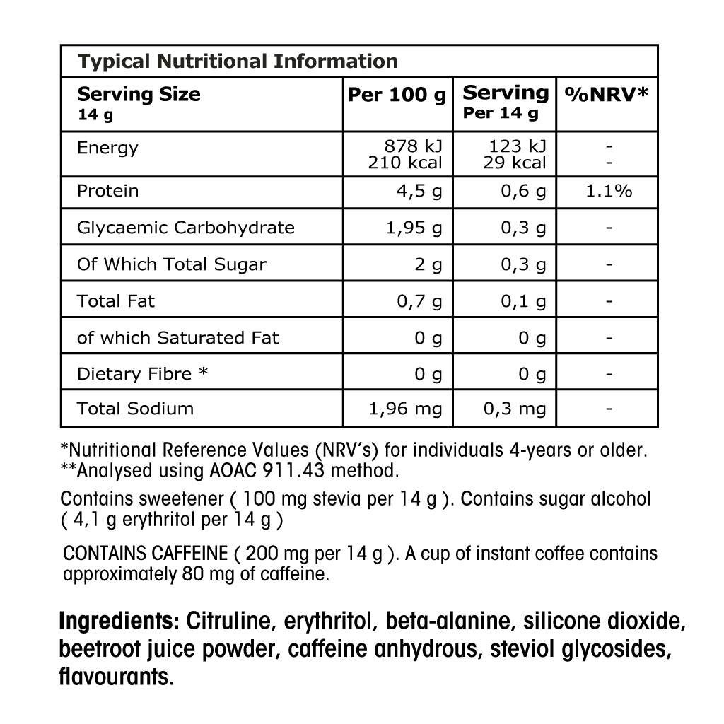 BOOM - High-Performance Pre-Workout