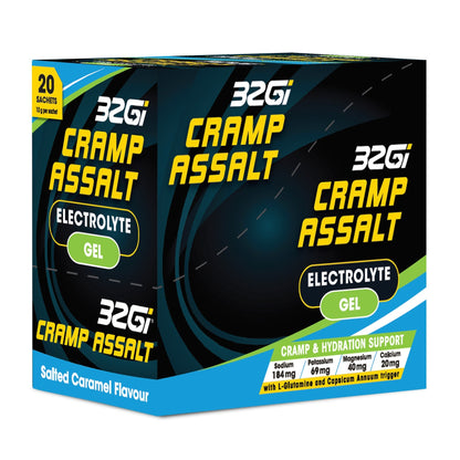 Cramp Assalt - Anti-Cramp & Electrolyte Gel - 32Gi United Kingdom