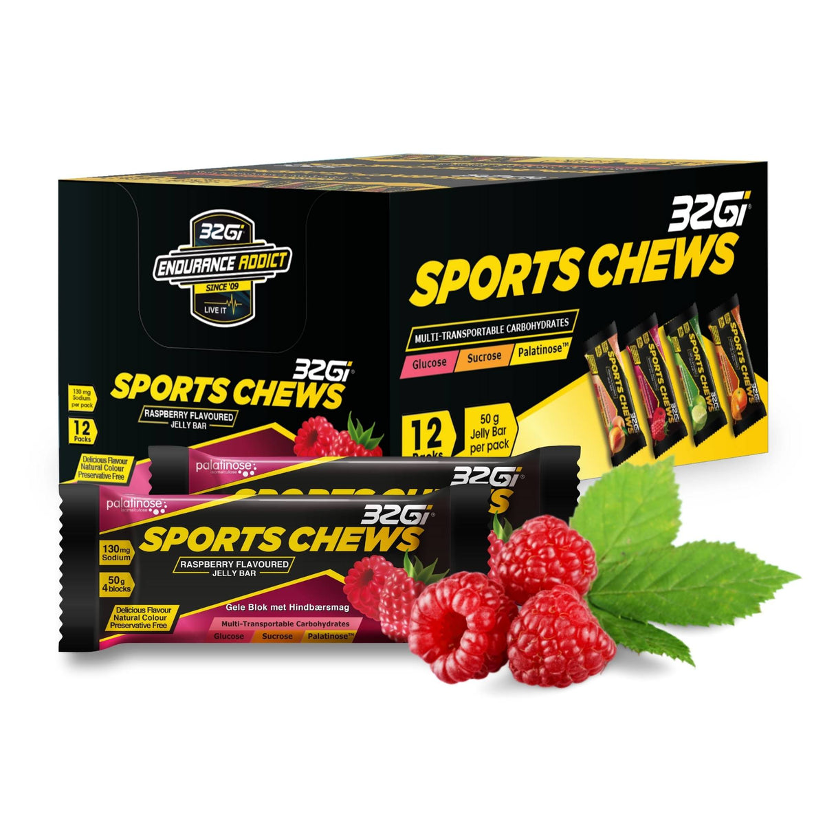 Sports Chews - Energy Sustaining Jelly Bar – 32Gi South Africa